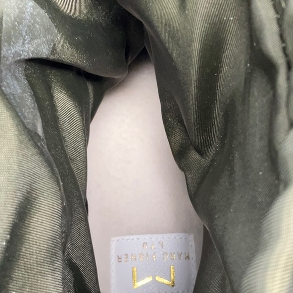 NWT men’s Marc Fisher LTD Freely waterproof lug sole dark green boots size 9 - Picture 6 of 9